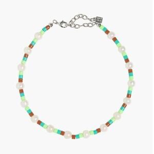 DANNIJO Basil 7.5–8mm Cultured Pearl Beaded Choker Necklace NEW